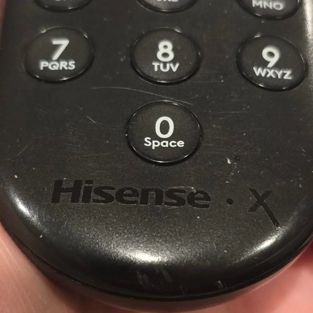 Hisense Smart TV Voice Remote Control with Netflix Disney+ Prime Video Peacock
